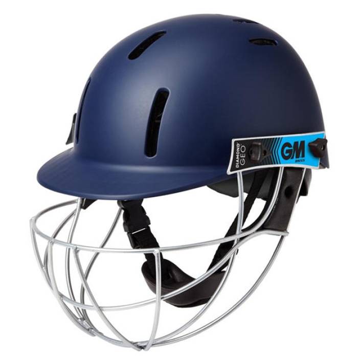Gunn And Moore 【 \u0026 Moore Diamond Geo Helmet Senior Unisex Blue 】 ダイヤモンド Helmet ヘルメット シニア ユニセックス 青色 ブルー