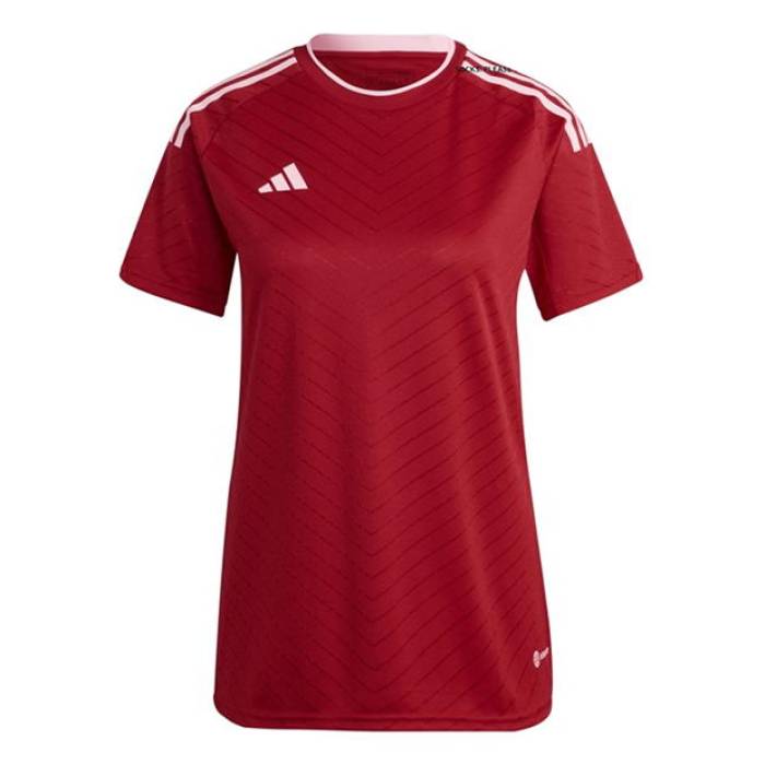 アディダス Adidas 【 Campeon 23 Short Sleeve Performance T-Shirt Juniors Women Red 】 Sleeve スリーブ パフォーマンス Tシャツ レディース Red 赤・レッド
