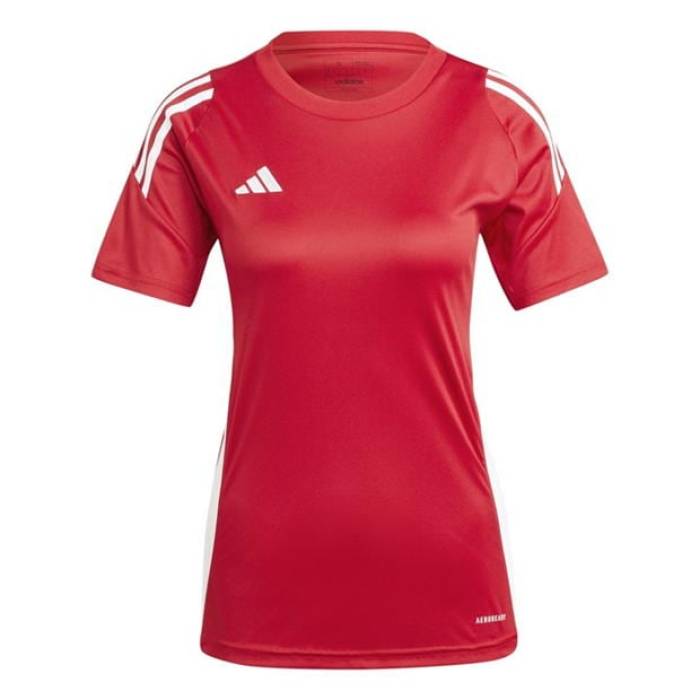アディダス Adidas 【 Tiro 24 Training T-Shirt Womens Women Power Red/Wht 】 形づくる プルオーバー レディース レディース Power 力強さ Red 赤・赤いこと