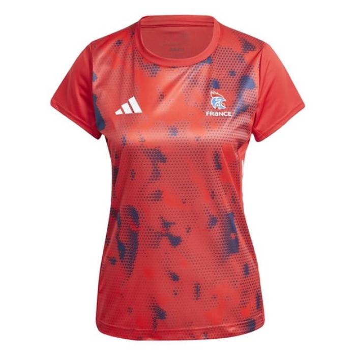 アディダス Adidas 【 Ffhb Tee W Ld99 Women Team Colleg Red 】 ティーシャツ レディース Team 野球クラブ Red 赤・赤いこと Tシャツ・カットソー-レディースファッション