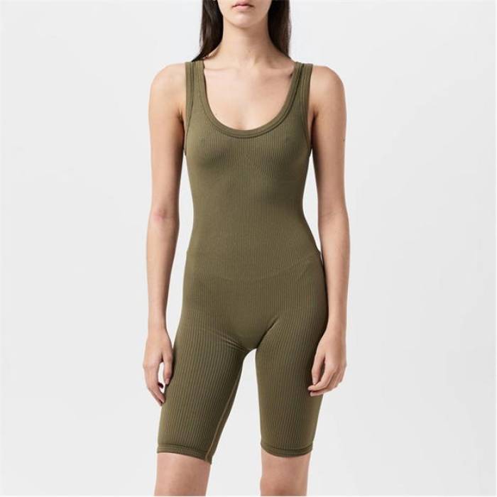 Miso 【 Unitard Womens Women Khaki 】 レディース レディース カーキ