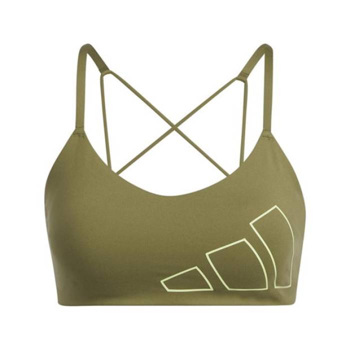 アディダス Adidas 【 Aeroreact Training Light-Support Logo Bra Womens Women Focoli/Pullim 】 トレーニング ロゴ レディース レディース