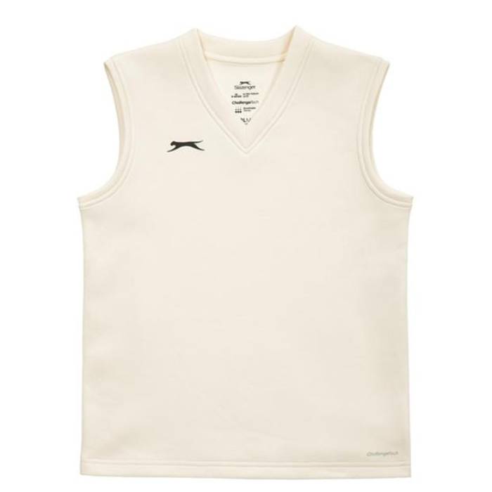 Slazenger 【 Aero Cricket Sweater Junior Kids Cream 】 調教師 御坊っちゃん キッズ 皮膚軟化剤