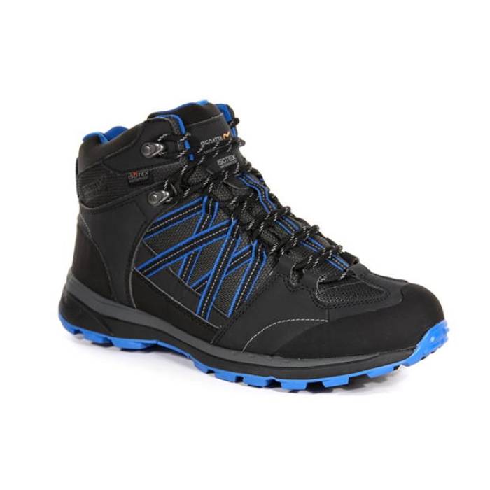 Regatta 【 Samaris Mid Ii Waterproof Breathable Hiking Boot Men Ash/Oxfordbl 】 ミッド ブーツ メンズ