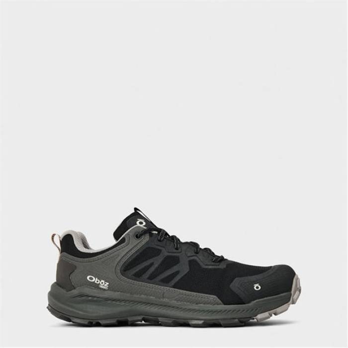 オボズ Oboz 【 Katabatic Low Non-Waterproof Hiking Shoes Women Black Sea 】 シューズ 運動すること靴 レディース 黒いこと 黒いこと
