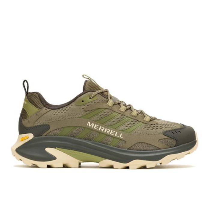 メレル Merrell 【 Moab Speed Vent Non-Waterproof Hiking Shoes Men Olive 】 Speed スピード シューズ 運動靴 メンズ olive オリーブ