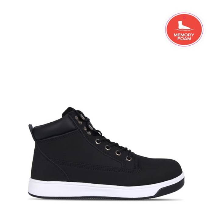 ダンロップ Dunlop 【 Nebraska Steel Toe Cap Boots Mens Kids Black/White 】 ネブラスカ州 Steel スチール写真 旗がしら かぶり笠 ブーツ メンズ お坊っちゃん キッズ 黒いこと 黒いこと 白いこと 白いこと