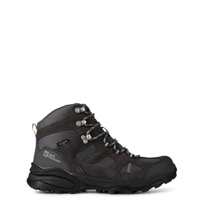 ジャックウルフスキン Jack Wolfskin 【 Waterproof Hiking Boots Men Black 】 ブーツ メンズ 黒いこと 黒いこと