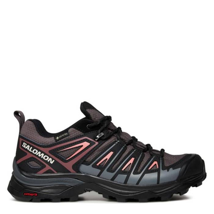 サロモン Salomon 【 X Ultra Pioneer Gtx Hiking Shoe Womens Women Magnet/Black 】 ultra ウルトラ レディース レディース 黒いこと 黒いこと