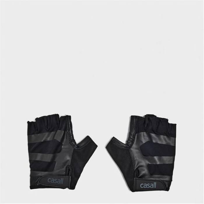 Casall 【 Adults Training Gloves Unisex Black 】 形づくる グローブ ユニ一発やる 黒いこと 黒いこと
