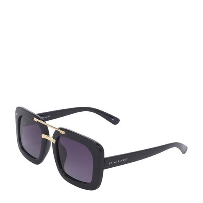 Prive Revaux 【 Adults Round Sunglasses Unisex Black 】 サングラス ユニセックス 黒色 ブラック｜スニケス