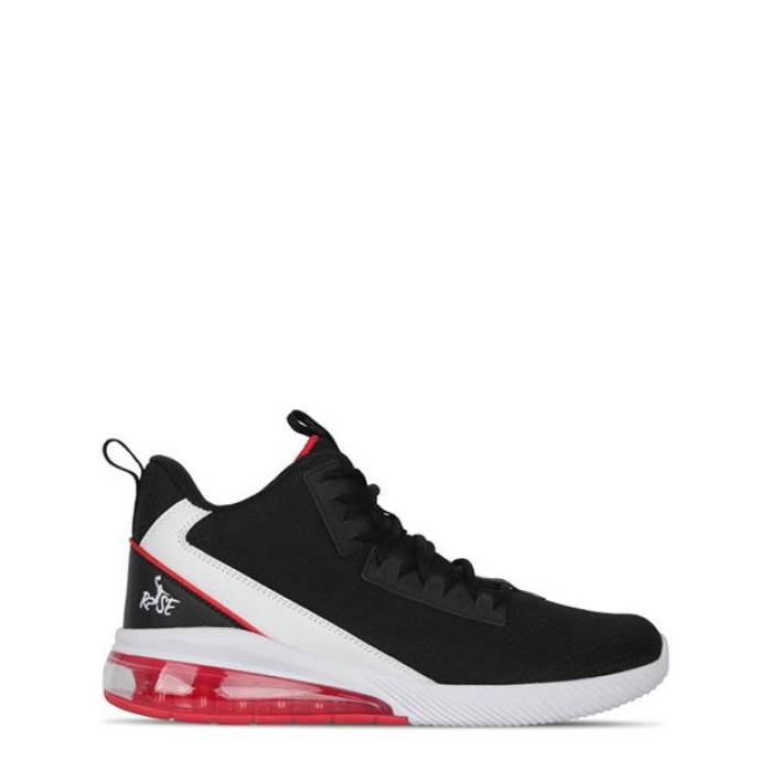 Rise 【 Digital Basketball Trainers Adults Men Black/White/Red 】 バスケットボール シューズ スニーカー メンズ 黒色 ブラック 白色 ホワイト Red 赤・レッド