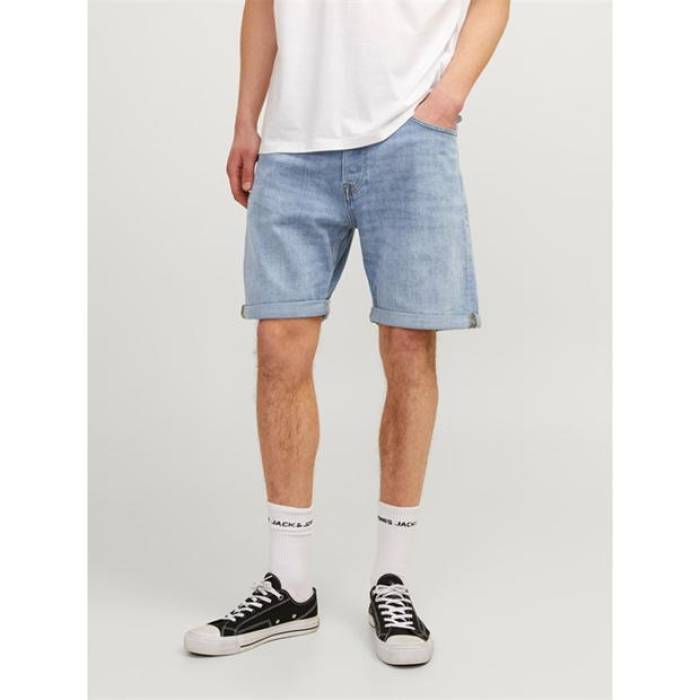 Jack And Jones 【 Shorts Men Blue Denim 】 ショーツ メンズ 青色 ブルー デニム