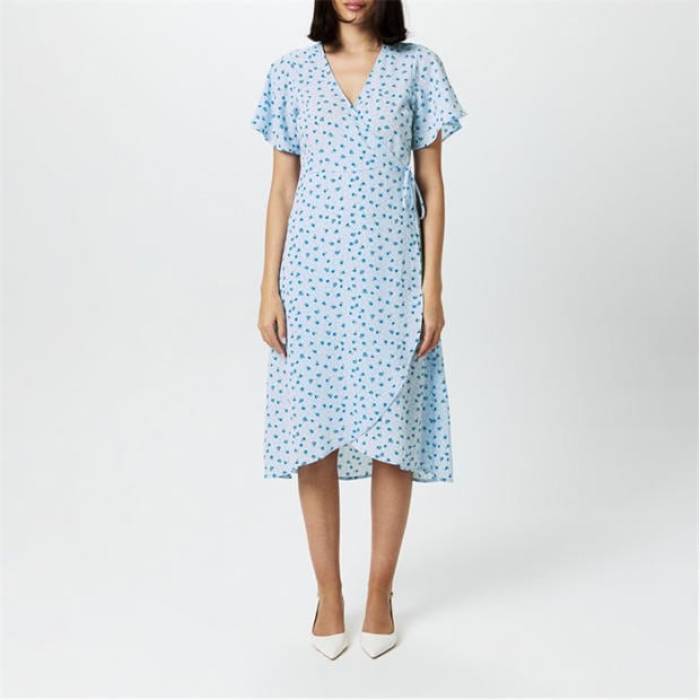ヴェロモーダ Vero Moda 【 Women\u0027s Saki Wrap Dress Women Dutch Canal 】 レディース wrap 一回り 御召しもの レディース