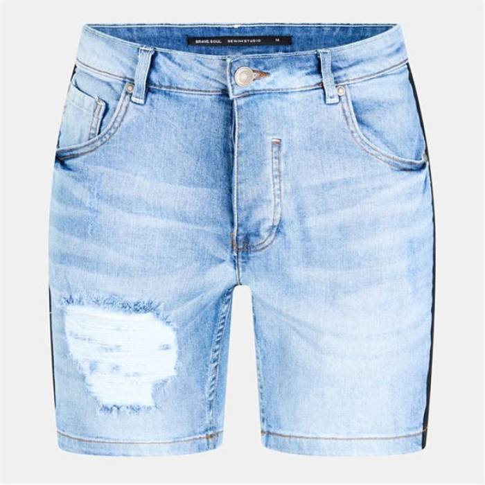 ブレイブソウル Brave Soul 【 Denim Shorts Men Blue Denim 】 ブーツ メンズ 青碧 青碧 ジーンズ
