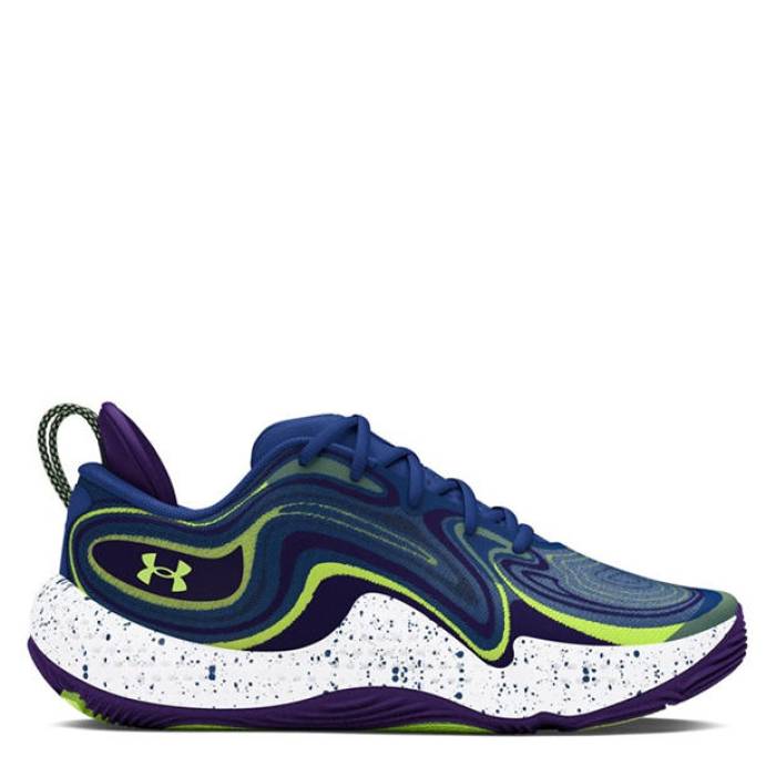 アンダーアーマー Under Armour 【 Adults Spawn Basketball Trainers Men Blue 】 籠球 シューズ スニーカー メンズ 青み 青色