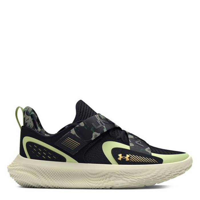 アンダーアーマー Under Armour 【 Flow Camo Basketball Trainers Men Black 】 フローレス カモ柄 バスケットボール シューズ スニーカー メンズ 黒色 ブラック