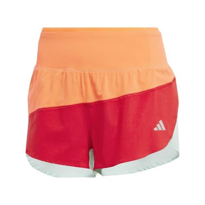 アディダス Adidas 【 New York City Running Split Shorts Womens Women Red/Scrlt/Aqua 】 シティ ショーツ レディース レディース Red 赤・レッド アクア｜スニケス