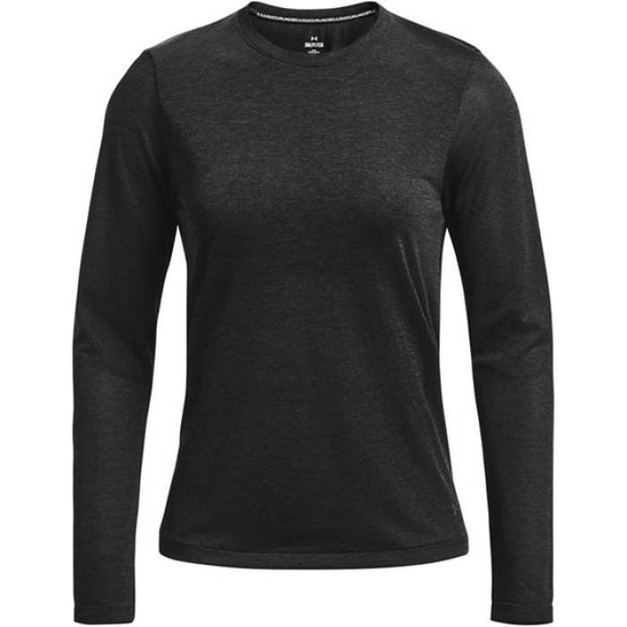 アンダーアーマー Under Armour 【 Seamless Stride Long-Sleeve Performance Top Women Black 】 動作 レディース 黒いこと 黒いこと