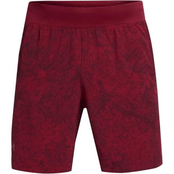 アンダーアーマー Under Armour 【 Launch Pro Printed Performance Running Shorts Men Red 】 労働者階級 演奏 さる股引き メンズ Red 赤・赤いこと