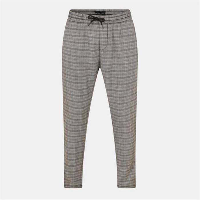 ブレイブソウル Brave Soul 【 Pant With Drawcord Waist Men Grey Check 】 ズボン下 メンズ 薄墨色 薄墨色
