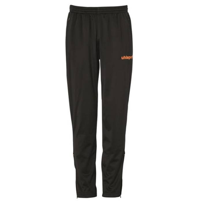 Uhlsport 【 Stream 22 Performance Tracksuit Bottom Men Black/Orange 】 パフォーマンス ズボン ボトムス メンズ 黒色 ブラック orange 橙・オレンジ｜スニケス