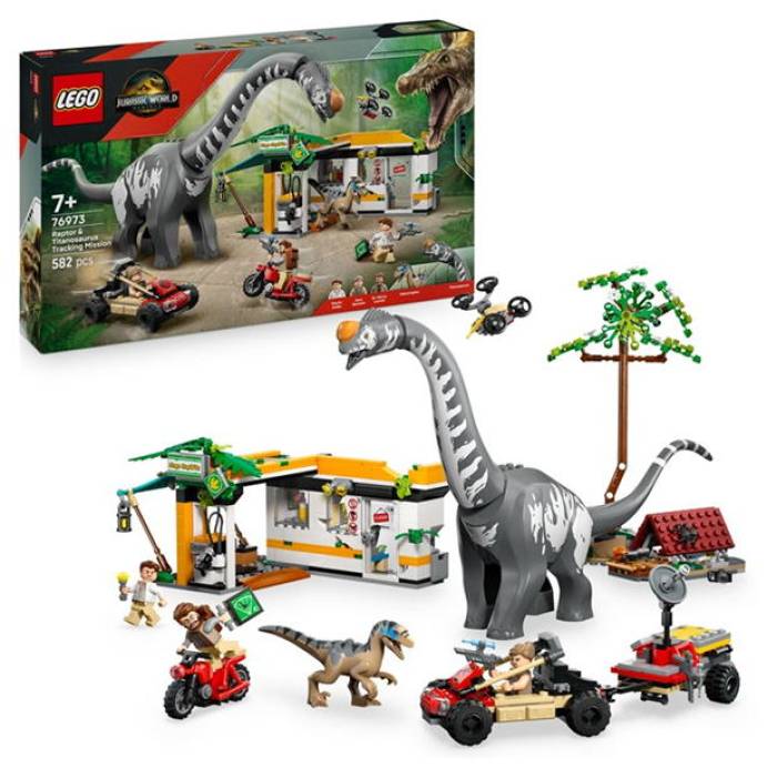 レゴ Lego 【 Jurassic World -  Raptor \u0026 Titanosaurus Tracking Mission 76973 Unisex Tbc 】 ユニ一発やる
