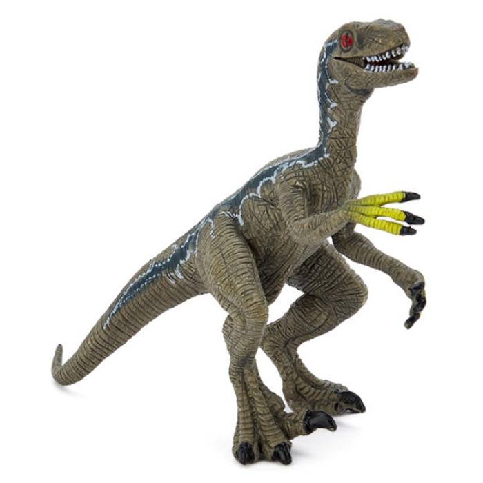 Zappi Co 【 Dino Figure - Velociraptor Blue / Grey Unisex Green 】 フィギュア 青色 ブルー 灰色 グレー ユニセックス green 緑・グリーン