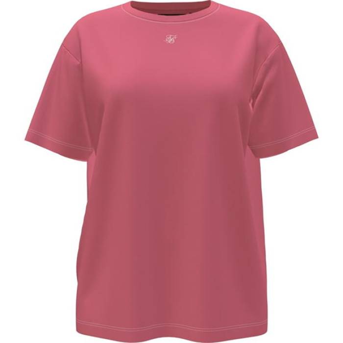 シックシルク Siksilk 【 Oversized Boyfriend T-Shirt Women Pink 】 ティーシャツ レディース pink さくら色