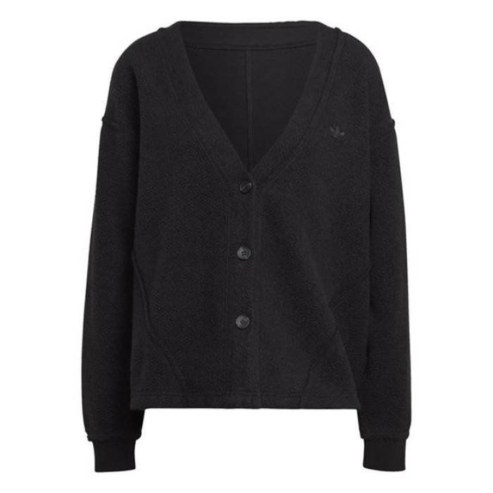アディダス Adidas Originals 【 Crew Sweatshirt Women Black 】 労働者の一団 汗水 調教師 レディース 黒いこと 黒いこと