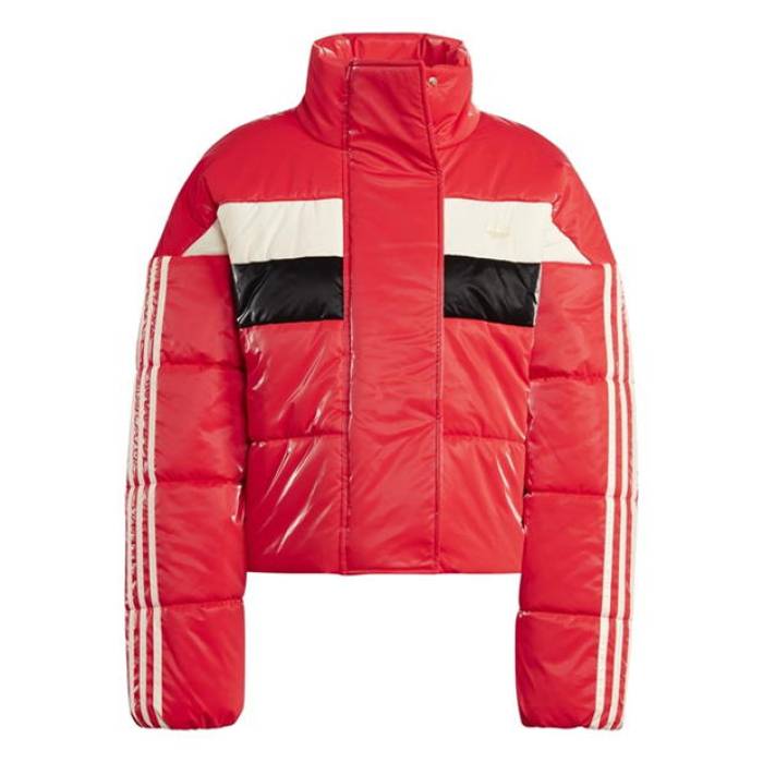 アディダス Adidas Originals 【 Padded Ski Jacket Womens Women Vivid Red 】 Padded パッド Jacket 上衣 レディース レディース Red 赤・赤いこと