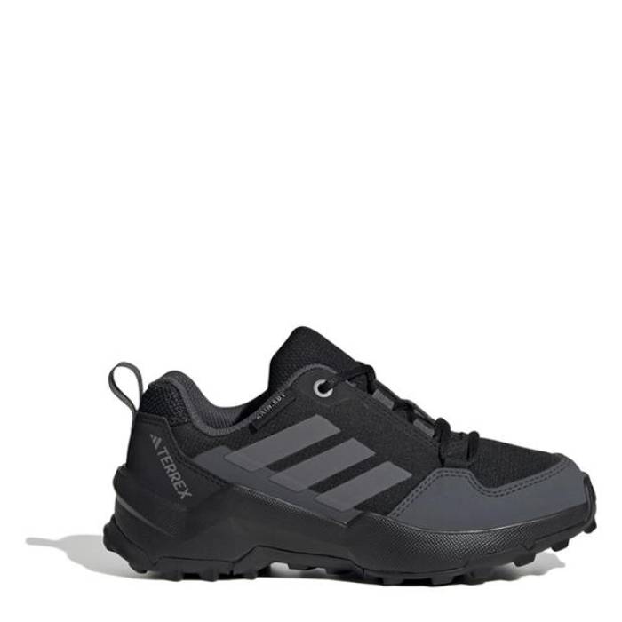アディダス Adidas 【 Terrex Ax4R Hiking Shoes Juniors Kids Black/Grey 】 シューズ 運動すること靴 お坊っちゃん キッズ 黒いこと 黒いこと 薄墨色 薄墨色