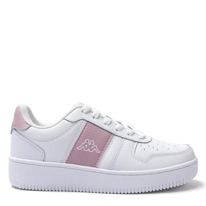 カッパ Kappa 【 La Morra Trainers Juniors Kids White/Pink 】 ロサンゼルス シューズ スニーカー ジュニア キッズ 白色 ホワイト pink ピンク