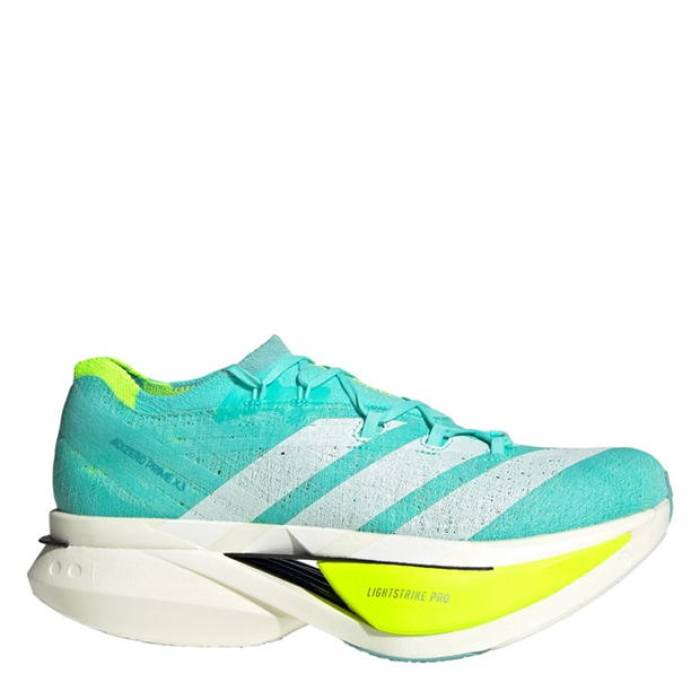 アディダス Adidas 【 Adizero Prime X3 Strung Running Shoes Mens Men Flash Aqua 】 アディゼロ シューズ 運動すること靴 メンズ メンズ アクア