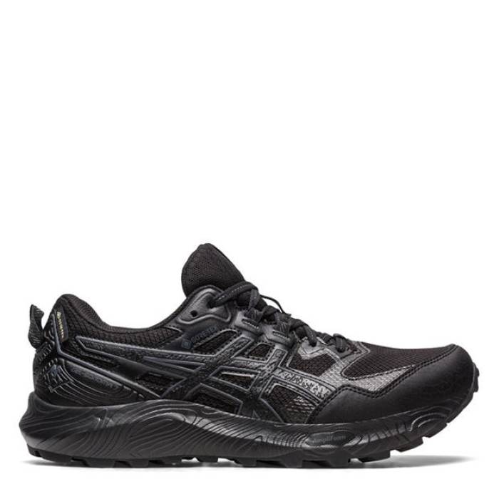 アシックス Asics 【 Gel-Sonoma 7 Gtx Women Black/Grey 】 レディース 黒いこと 黒いこと 薄墨色 薄墨色