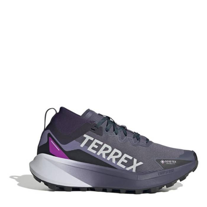 アディダス Adidas 【 Terrex Agravic Gtx Trail Running Shoes Womens Women Violet 】 シューズ 運動すること靴 レディース レディース 紫・相撲取り草