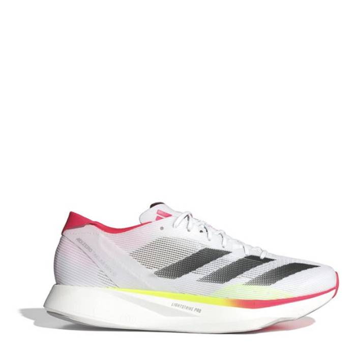 アディダス Adidas 【 Adizero Takumi Sen 10 Mens Running Shoes Men White/Red 】 アディゼロ メンズ シューズ 運動すること靴 メンズ 白いこと 白いこと Red 赤・赤いこと