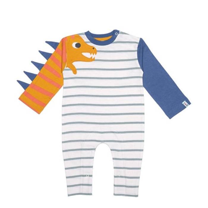 Lilly And Sid 【 Dino Sleeve Playsuit Kids Multi 】 Sleeve 衣袂 お坊っちゃん キッズ