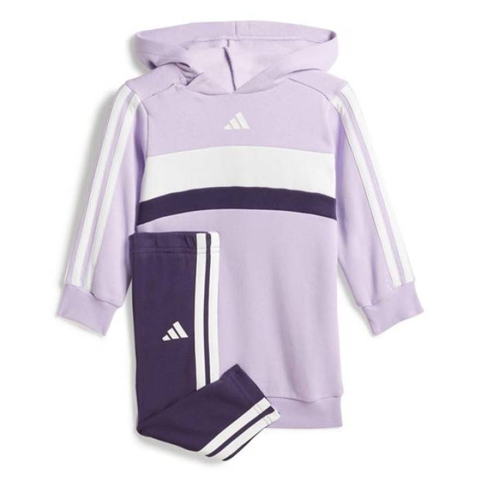 アディダス Adidas 【 Fleece Tracksuit Kids Plum/Black 】 フリース お坊っちゃん キッズ 黒いこと 黒いこと
