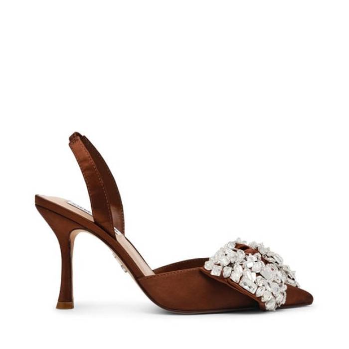 スティーブマデン Steve Madden 【 Lovie 100 Pumps Women Brown Stn 】 レディース 赤銅色 赤銅色