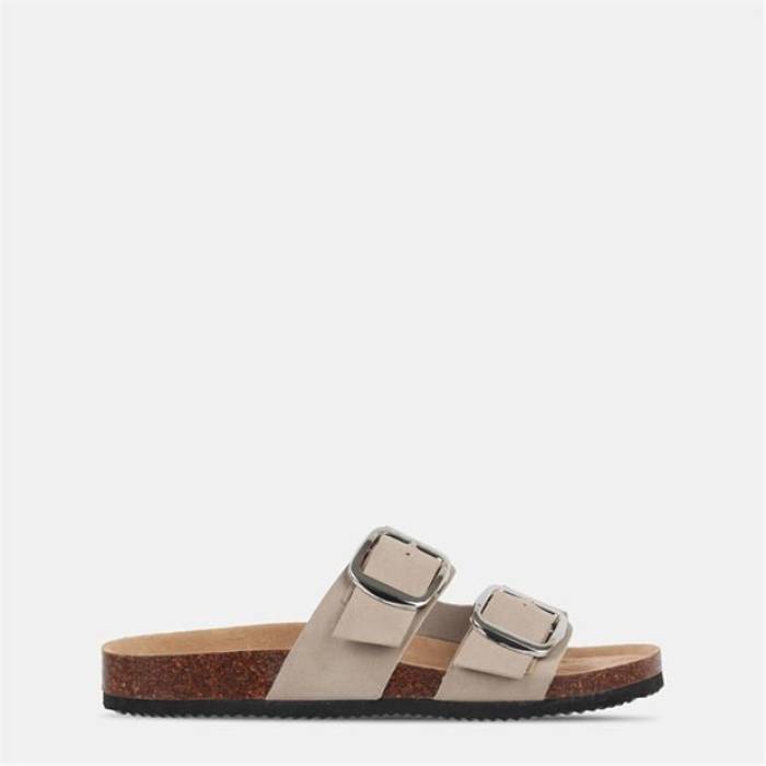 Miso 【 Birki Flat Sandals Women Taupe 】 サンダル レディース
