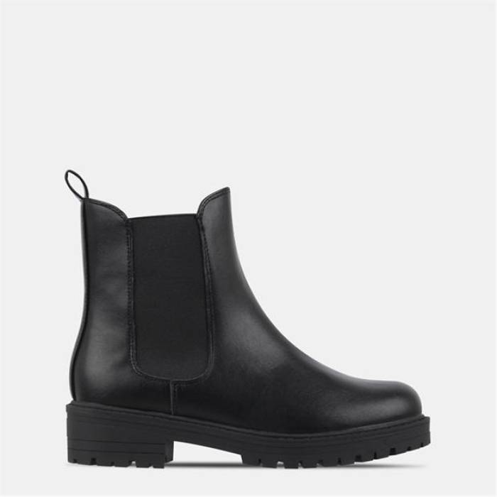 Miso 【 Chelsea Boots Women Black 】 ブーツ レディース 黒色 ブラック