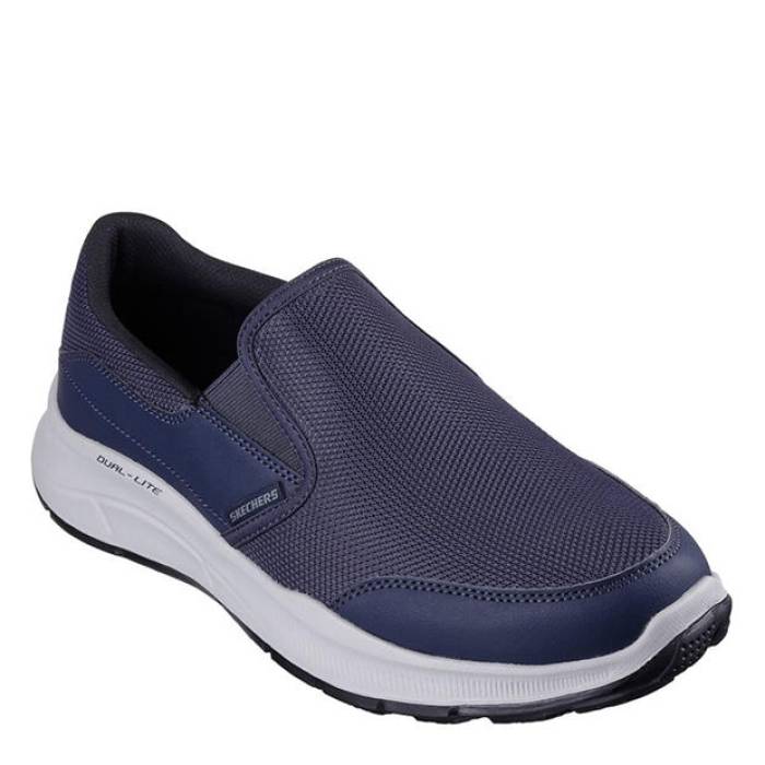 スケッチャーズ Skechers 【 Relaxed Fit: Equalizer 5.0 - Persistable Trainers Sn00 Men Navy 】 シューズ スニーカー メンズ 紺色 ネイビー|スニケス