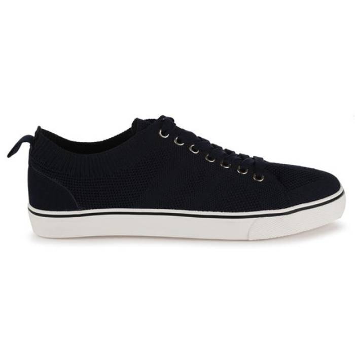 Regatta 【 Classic Knitted Low-Top Trainers Men Navy 】 古典派音楽 シューズ スニーカー メンズ 紺色 米国海軍