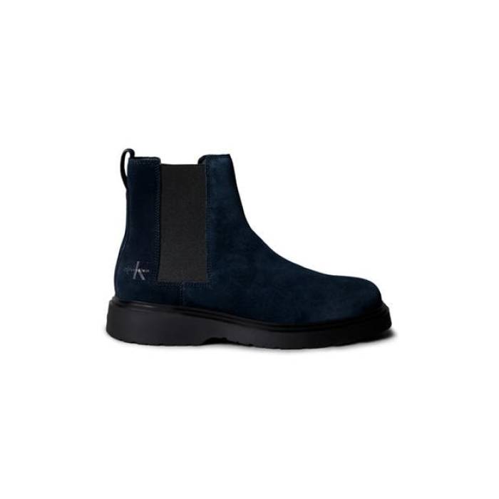 カルバンクライン Calvin Klein 【 Men\u0027s Suede Chelsea Boots Men Universe Blue 】 メンズ スエード・スウェード ブーツ メンズ Universe 全ての存在 青味 青み