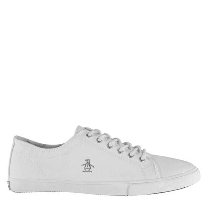 目あたらしいペンギン Original Penguin 【 Brewton Trainers Mens Men White 】 シューズ スニーカー メンズ メンズ 白いこと 白いこと