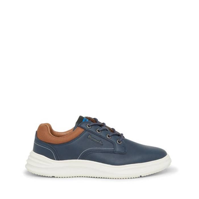 ベンチ Bench 【 Cheetham Low-Top Trainers Men Navy 】 シューズ スニーカー メンズ 紺色 ネイビー