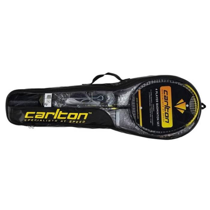 Carlton 【 4 Player Badminton Set Unisex Black/Yellow 】 ユニセックス 黒色 ブラック yellow 黄色・イエロー