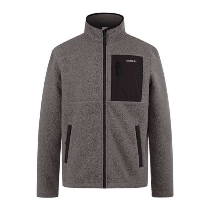 Gul 【 Sherpa Fleece Men Grey 】 フリース メンズ 灰色 グレー