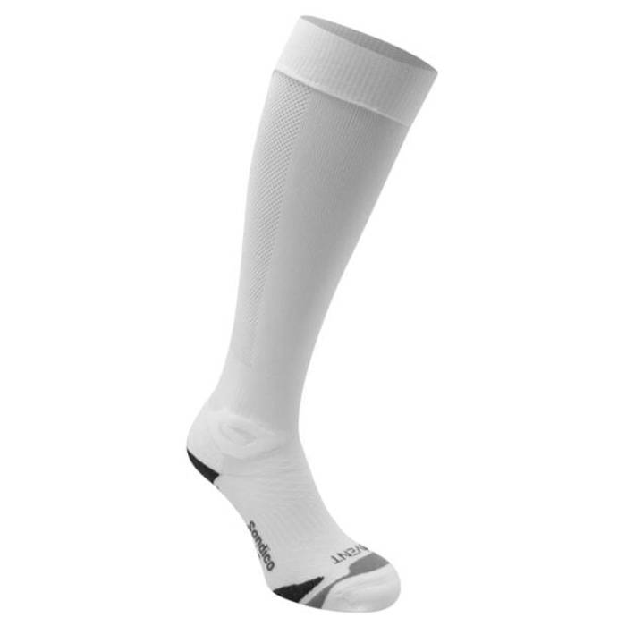 Sondico 【 Elite Football Socks Men White 】 エリート 蹴球 靴下・ソックス メンズ 白いこと 白いこと スポーツ・アウトドア-ストッキング-サッカー・フットサル